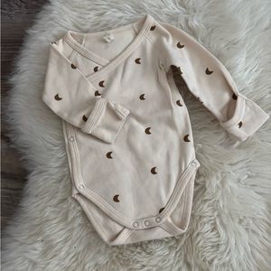 Quincy Mae moon wrap onesie